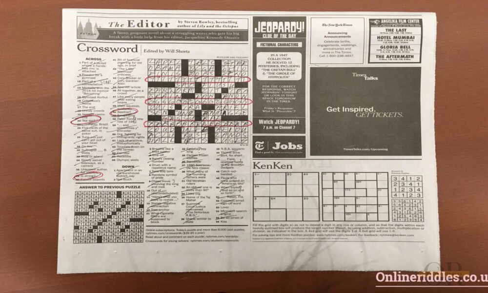 Deceptive Ploys NYT Crossword